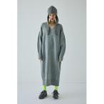 ワンピース V neck knit one piece　　Vネックニットワンピース
