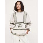 ニット セーター フェアアイル クールネックセーター レディース