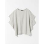「mizuiroind」 ドルマンスリーブカットソー FREE ライトグレー レディース