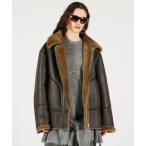  мутоновое пальто боа пальто двусторонний мутоновое пальто / Reversible Mouton Coat женский 