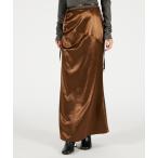 ショッピングサテン スカート サテンロングスカート / Satin Long Skirt