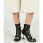 ブーツ 「2025Winter Pre-Order」メタルヒールストレッチショートブーツ / Metal Heel Stretch Short Boo