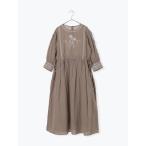 「TSUHARU by Samansa Mos2」 長袖ワンピース F モカ レディース