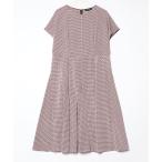 ショッピングワンピース 夏 レディース 「UNTITLED」 半袖ワンピース 42 ブラウン レディース