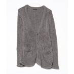[HARE] вязаный кардиган M серый мужской 