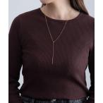 ネックレス ステンレスナローチェーンネックレス レディース