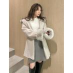 トレンチコート コート ファーリバーミドルコート レディース