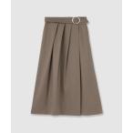 スカート ソフトサキソニーアシメタックスカート
