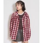 ブラウス シャツ 「LTXC」チェックシャツパーカ キッズ 子供服 女の子