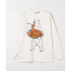 ショッピングアウトドア tシャツ 限定展開 go slow caravan/ゴースローキャラバン 超ヘビーUSA/C ナポリタン ロングスリーブ TEE 猫＆クマ メンズ