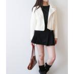 レザージャケット ライダース スマートシルエット ライダースジャケット レディース