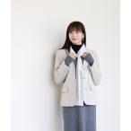 ショッピング水玉 ジャケット ノーカラージャケット 水玉タイアクセント フォーマルジャケット レディース