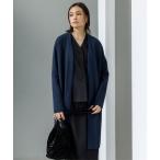 カーディガン ミルドウール ロングカーディガン レディース