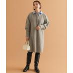 ワンピース F by ROSSO　ハミルトン片畦ハーフZIPミニワンピース