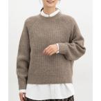 ニット セーター クルーネックニット レディース