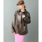 ブルゾン アウター レザーライク 2