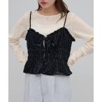 tシャツ 「umm.」キラキラシャーリングキャミ レディース