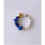 ショッピングイヤーカフ イヤーカフ 「Tiny gem room」天然石ハーフ淡水パール2WAYイヤーカフ　(MA) レディース