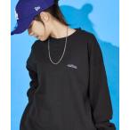 トレーナー スウェット THOUSAND MILE/サウザンドマイル DRAWCORD CREW NECK PULLOVER ラバーロゴ クルーネック