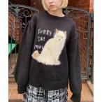 ニット セーター MEOW VOLUME SLEEVE ニット レディース メンズ