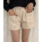 パンツ コーデュロイショートパンツ レディース