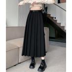 ショッピングロングスカート スカート ハイウエストプリーツロングスカート