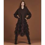 ワンピース チュールドッキングワンピース