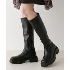 ブーツ 抗菌・防臭/ストレッチタンクロングブーツ レディース