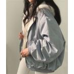 ブルゾン アウター 「25年秋冬新作」フード付きリバーシブルボリュームボアブルゾン レディース