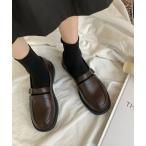 ローファー 「25年秋冬新作」ベルトデザ