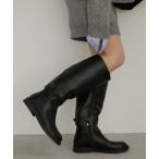 ショッピングロングブーツ ブーツ 2WAYフェイクレザーベルトロングブーツ / ショートブーツ レディース