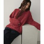 ショッピングニット ニット セーター モヘアライクボリュームニット レディース