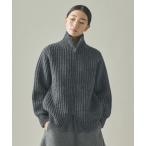 ショッピングブルゾン ブルゾン アウター Curensology(カレンソロジー)/「WEB限定」アゼアミニットブルゾン レディース