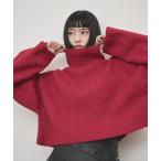 ショッピングハイネック ニット セーター ハイネックローゲージショートニット レディース