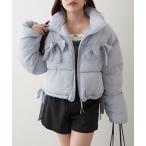 ショッピングリボン ブルゾン アウター 2WAYリボン中綿ブルゾン レディース