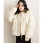 ショッピングダウンコート ダウンコート ダウンジャケット 選べるシルエット/中綿フライトジャケット レディース