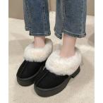 ショッピングもこもこ ブーツ 「25年秋冬新作」もこもこボア 厚底ムートンヒールブーツ レディース