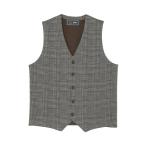 ショッピングクールビズ ベスト ジレ 「東京シャツ×gim(R) 」前身カットソー チェック柄 ジレ メンズ