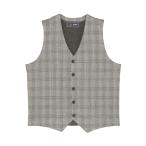 ベスト ジレ 「東京シャツ×gim(R) 」前身カットソー チェック柄 ジレ メンズ