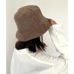 ショッピングハット 帽子 ハット コーデュロイリバーシブルバケットハット レディース