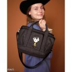 ショッピングトート トートバッグ 「AVIREX × PEANUTS」DENIM MINI TOTE BAG / デニムミニトートバッグ / ピーナッツ / アヴィレック