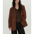 ジャケット テーラードジャケット Suede Touch Tailored Jacket / スエードタッチ テーラードジャケット レディース