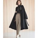 コート アウター ウールリバー ハンドステッチ コート ｜ アウター / ウールコート / ウール100％コート / ノーカラーコート / リバーコー