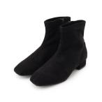 ブーツ ストレッチローヒール レディース