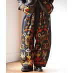 ショッピングバルーン ジーンズ 「チャイハネ」カチデナ刺繍MEN'Sデニムバルーンパンツ メンズ レディース