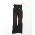 「EMODA」 ブーツカットデニムパンツ X-SMALL ブラック レディース