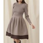 「JILL by JILL STUART」 ニットワンピース FREE ブラウン レディース