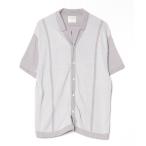 「Abercrombie&Fitch」 半袖ニット L グレー メンズ