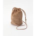 ショッピングクラッチ クラッチバッグ hobo / ホーボー 別注 DRAWSTRING POUCH PIG SUEDE メンズ