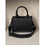 トートバッグ ロゴショルダーレザーミニトートバッグ レディース